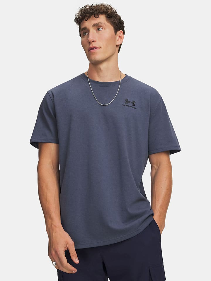 Under Armour Shirt "Logo" in Dunkelblau - S
