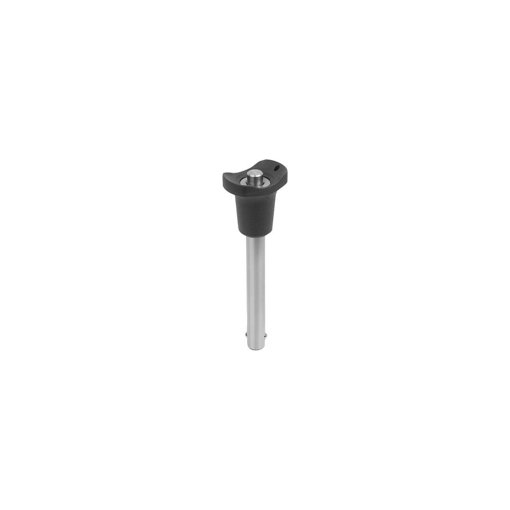 KIPP Kugelsperrbolzen mit Pilzgriff D1=16 L=35 Edelstahl kompakt (K0792.004616035)