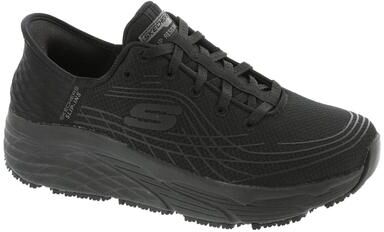 Skechers Work Slip-Ins RF: Max Cushioning Elite-108172 - Womens 9.5 Black Slip On Medium