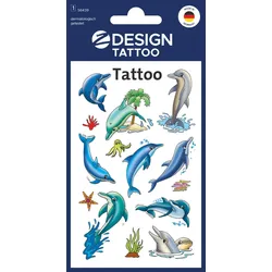 AVERY Zweckform Klebetattoo Delfine