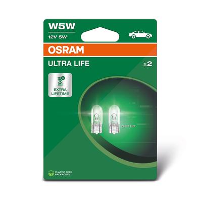 Osram W5W ULTRALIFE Glühlampe [Hersteller-Nr. 2825ULT-2BL]
