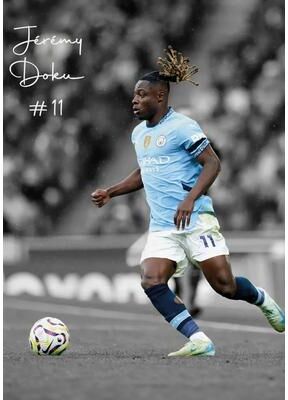 Inspire Essentials Famous Soccer Player Poster Canvas Football Wall Art Sports Room Decor 9 7.87 X 11.81 In