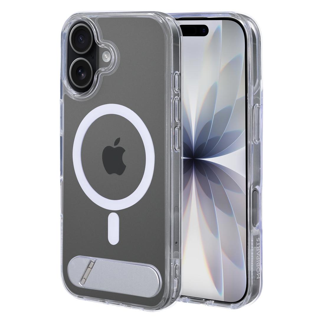 Mobiparts Hardcover Apple iPhone 17 Clear with Stand Function (Magsafe Compatible) (Apple iPhone 17) (MP-132910)