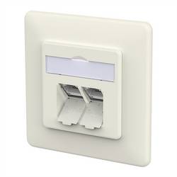 METZ CONNECT E-DAT C6A LSA++ Dose, 2 Port, UP, reinweiß 130E381002-I