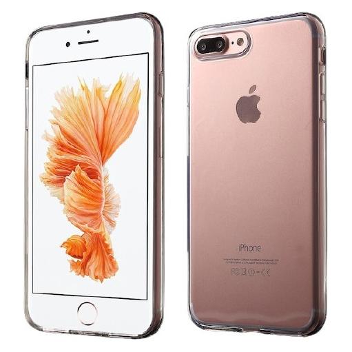 Cover-Discount iPhone 8 Plus / 7 Plus - Gummi Silikon Hülle extra dünn transparent (Apple iPhone 7 Plus, Apple iPhone 8 Plus) (10113311A)