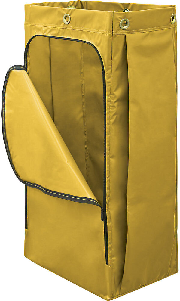 Recyclingsack, Volumen 128 l, mit universellem Symbol, gelb Rubbermaid