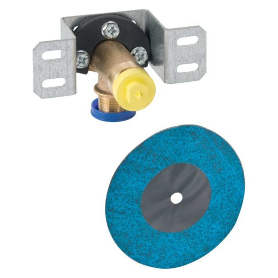 Geberit Anschlusswinkel Rp 1/2xMF 1/2, 90G, 1, mont, 57mm, kz. (Winkelverbindung) (53775424)