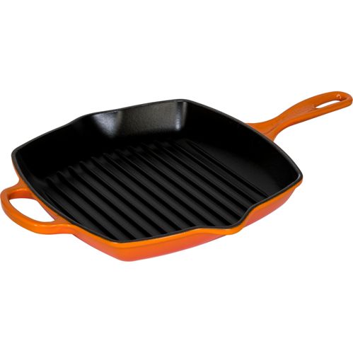 Le Creuset Grillpfanne Gusseisen Quad. Ofenrot 26 cm