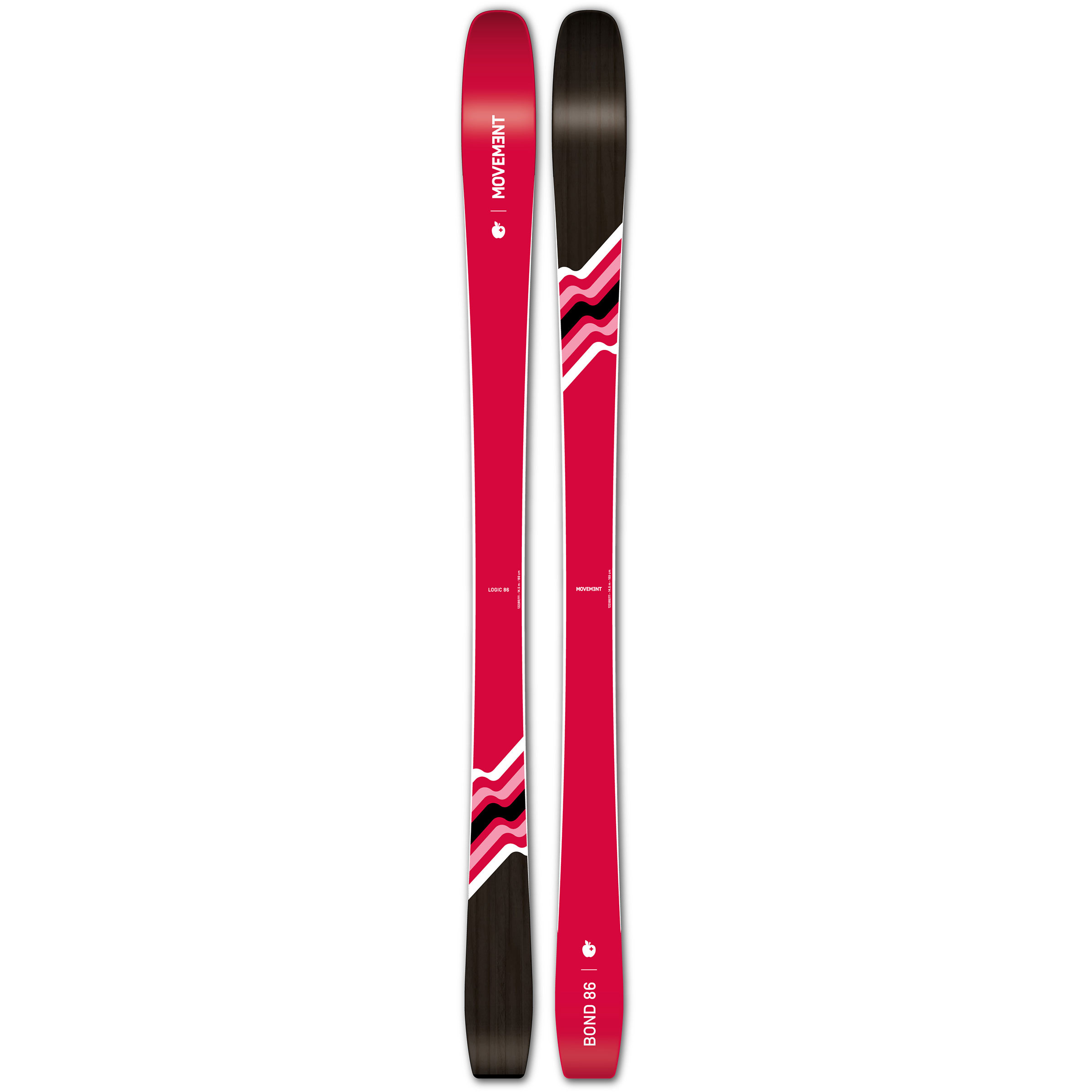 Movement Bond 86 Tourenski Tourenski rot Größe 154cm Skitour