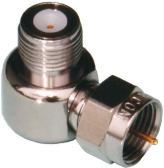 Kreiling Tech. Connecteur coudé à 90° F, haute qualité, jusqu’à 3 GHz F 04 (11140)