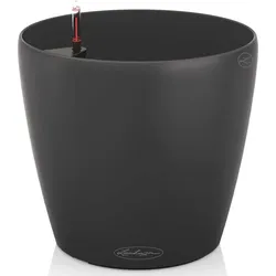 LECHUZA Blumentopf Classico Color 28 Komplett-Set Schiefergrau 13204