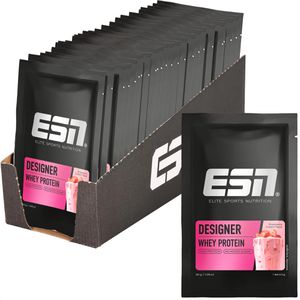 ESN Proteinpulver Designer Whey Protein, 750g, 23g Protein je Portion (25x30g), Strawberry Cream
