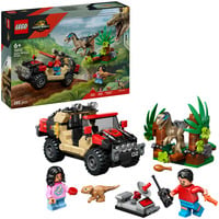 76972 Jurassic World Raptor: Verfolgungsjagd mit dem Geländewagen, Konstruktionsspielzeug