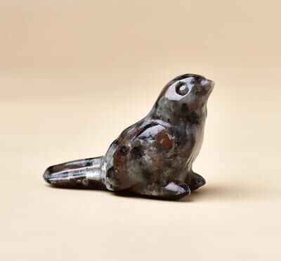 Perfect Picks Market Natural Crystal Bird Carving A Perfect Crystal Gift For Home Decoration flame Stone