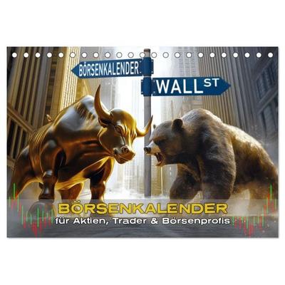 Börsenkalender – der Kalender für Aktien, Trader und Börsenprofis. (Tischkalender 2027 DIN A5 quer), CALVENDO Monatskalender