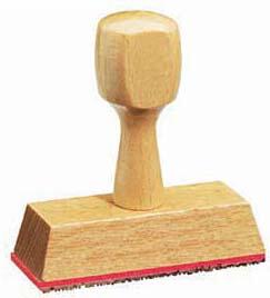 neutral Textstempel, individualisierbar ohne Logo HOLZ4818T
