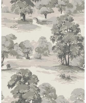 Advantage Sherwood Grey Glade Wallpaper