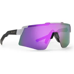 Demon, Unisex, Sportbrille, Liegi (MAT WHITE PURPLE), Weiss, Violett