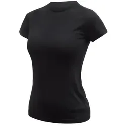 Sensor Merino Active No Logo Damen T-Shirt kurzarm schwarz Gr. M