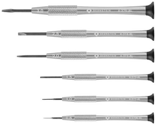 BERNSTEIN Tools for Electronics 4-360-E03 Uhrmacher-Schraubendreher-Satz 6teilig
