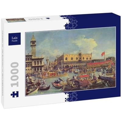 Lais Puzzle Canaletto (II) - Der Bucentaur vor dem Dogenpalast 1000 Teile