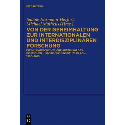 Von der Geheimhaltung zur internationalen und interdisziplinären Forschung -