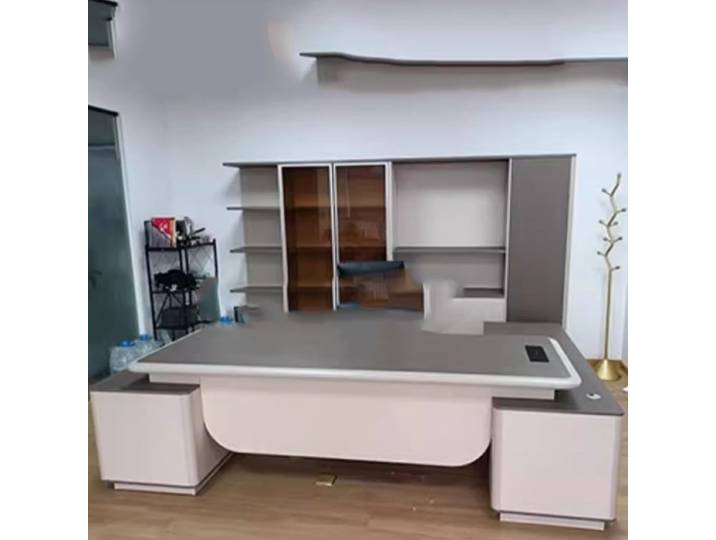 Organisateurs de Bureau de conférence portables, Bureau d'ordinateur moderne en forme de L, Design exécutif, Meuble de Bureau