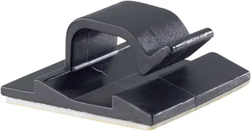 PB Fastener 5433-SW Kabelclip selbstklebend 5433-SW Bündel-Ø-Bereich 8mm (max) Schwarz