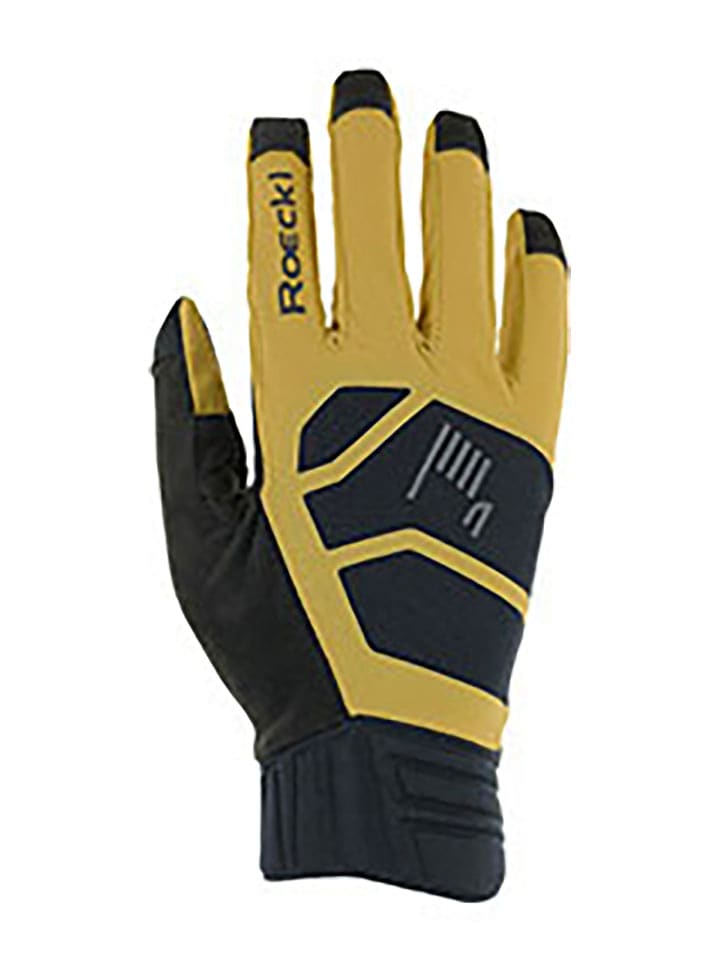 Roeckl SPORTS Fahrradhandschuhe "Murnau" in Schwarz/ Gelb - 6,5