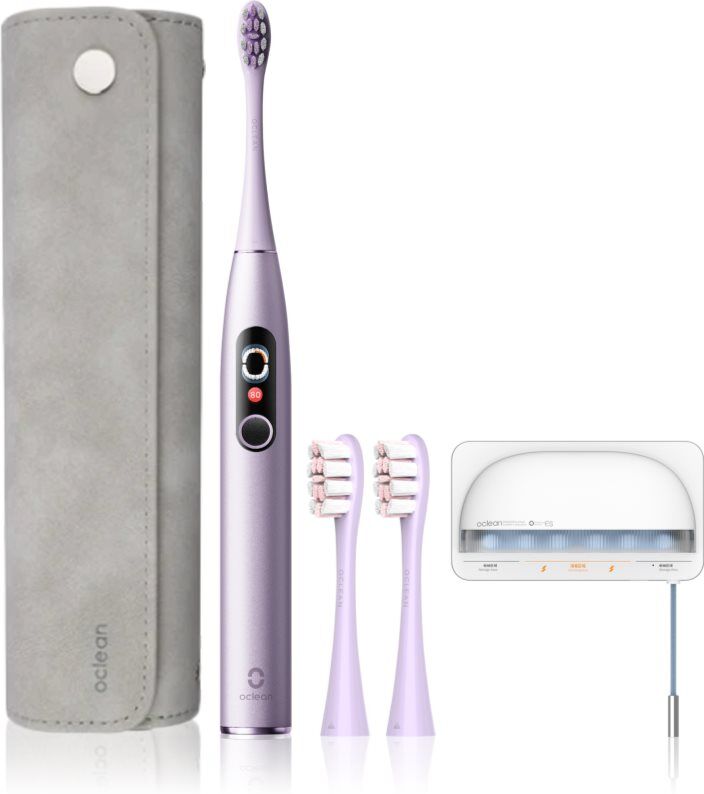 Oclean X Pro Digital Set set d’hygiène dentaire Purple