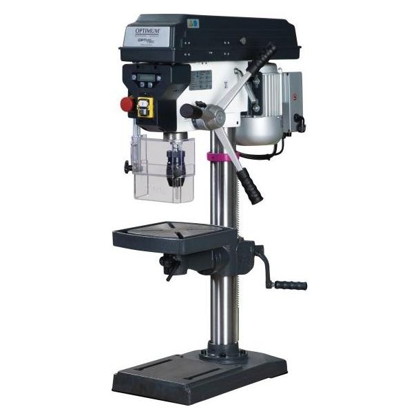 Optimum OPTIdrill D23Pro-SET Tischbohrmaschine 400V mit Keilriemenantrieb, incl. BMP100 Maschinen-Schraubst (3003020SET)