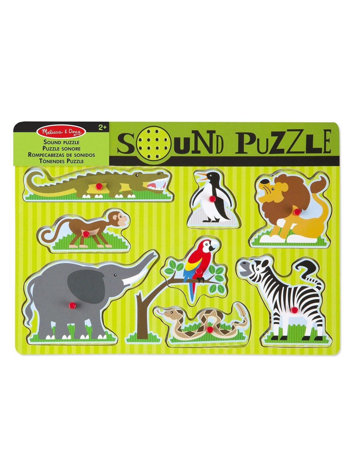 Melissa & Doug Zoo Animals Sound Puzzle