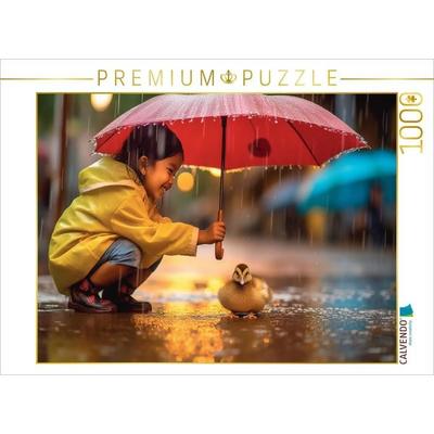 CALVENDO Puzzle Regentanz der Freundschaft | 1000 Teile Lege-Größe 64x48cm Foto-Puzzle für glückliche Stunden