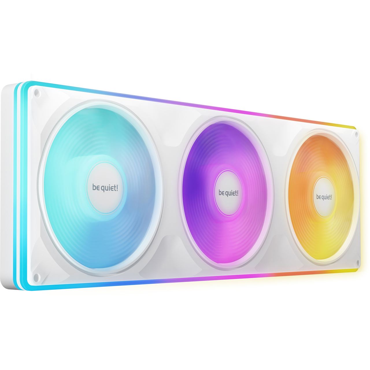 360x120x28mm be quiet! Light Wings Pro IO Reverse White