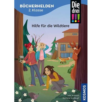 Die drei !!!, Bücherhelden 2. Klasse, Hilfe für die Wildtiere, Gebundene Ausgabe von Jule Ambach, Kosmos, 978-3-440-18273-4