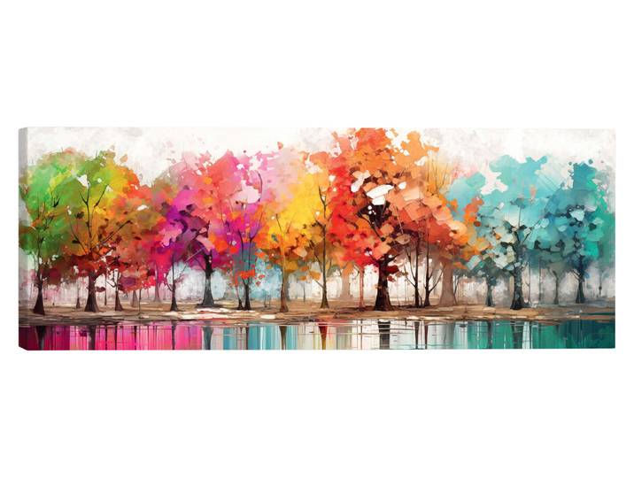 Wandbild 57x150 Colour Forest