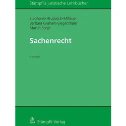 Sachenrecht, Fachbücher von Stephanie Hrubesch-Millauer, Barbara Graham-Siegenthaler, Martin Eggel
