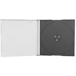 MediaRange CD-Leerhülle für 1 Disc schwarzes Tray, Optische Medien Zubehör