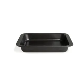Excelsa Lasagneform Classic Baked 22x28 cm Stahl schwarz