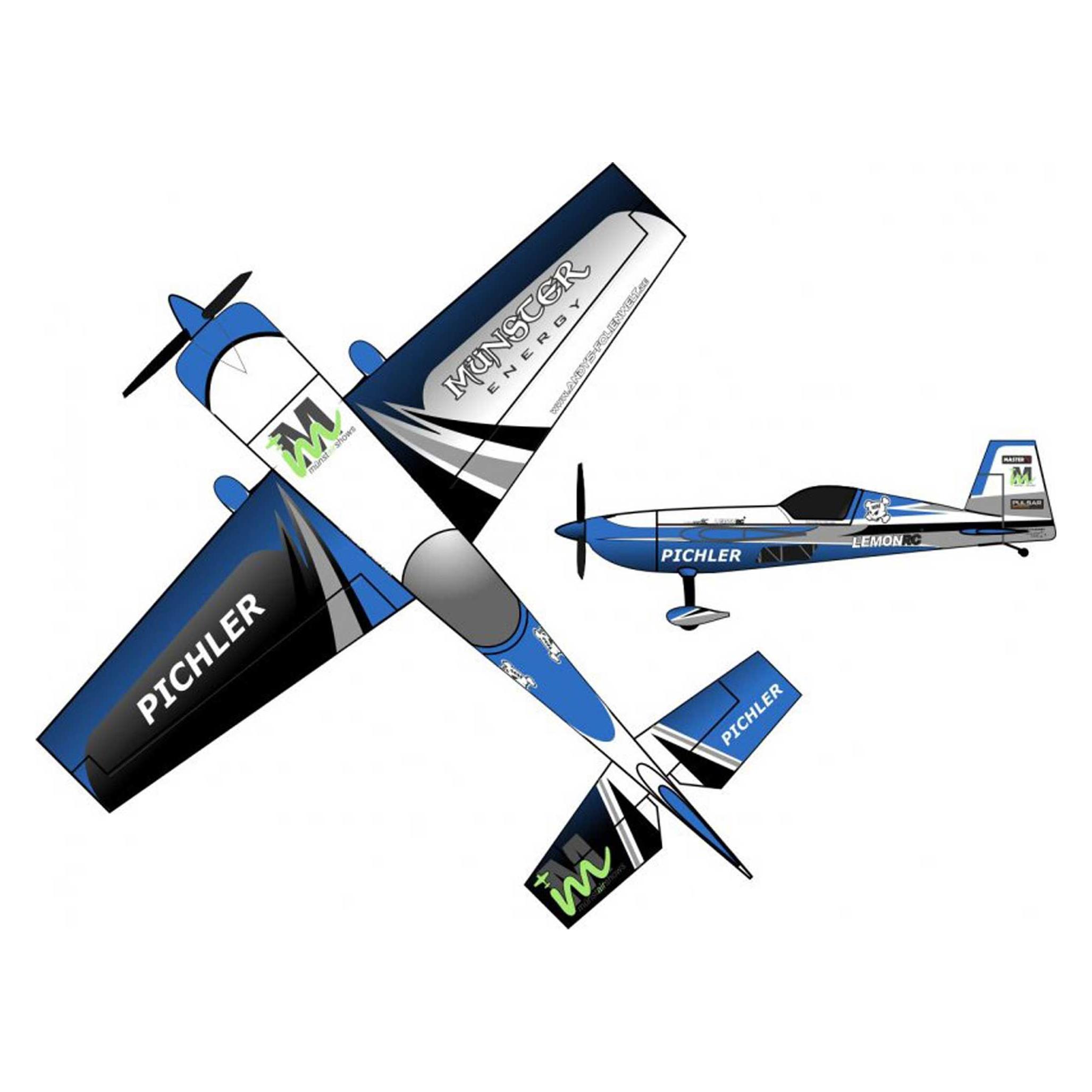 Pichler extra 330 (combo) münster energy blau / 840 mm (Kunstflug) (C9183)