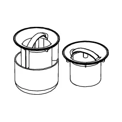 Tece -Ersatzteil Geruchsverschluss-Set TECEdrainpoint S für Abläufe DN100, 3695004 3695004