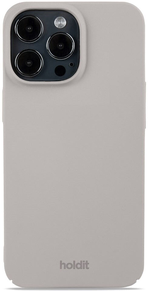 Holdit iPhone 13 Pro Slim Plastic Case - Taupe