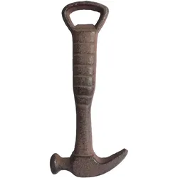 Flaschenöffner Dekoartikel Hammer massiven Gusseisen 16,5 cm