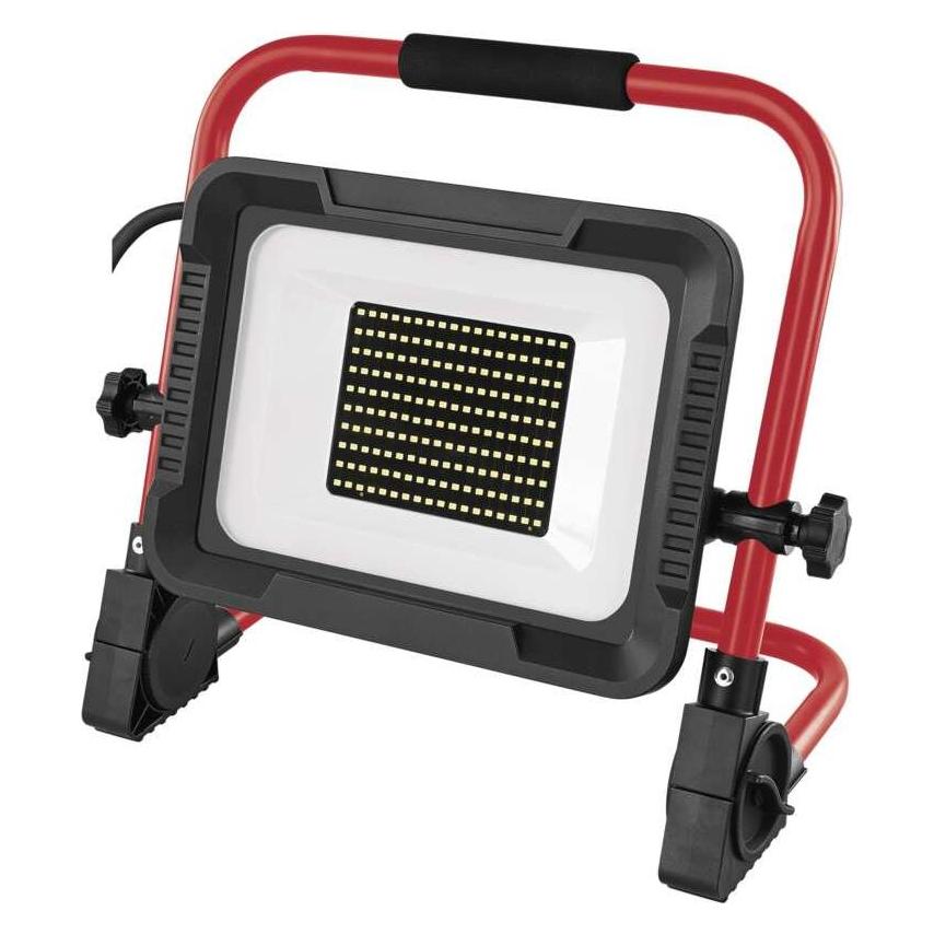 Emos LED reflektor ELION 100W, rot-schwarz, IP65, 16 000 lm, neutralweiss (16000 lm) (68138131)