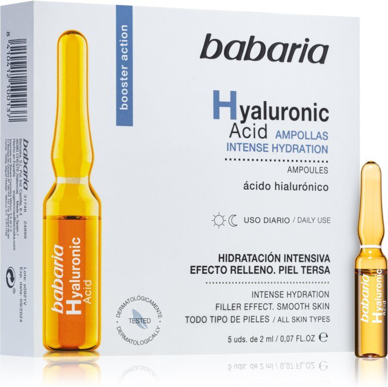 Babaria Hyaluronic Acid ampoule with hyaluronic acid 5x2 ml