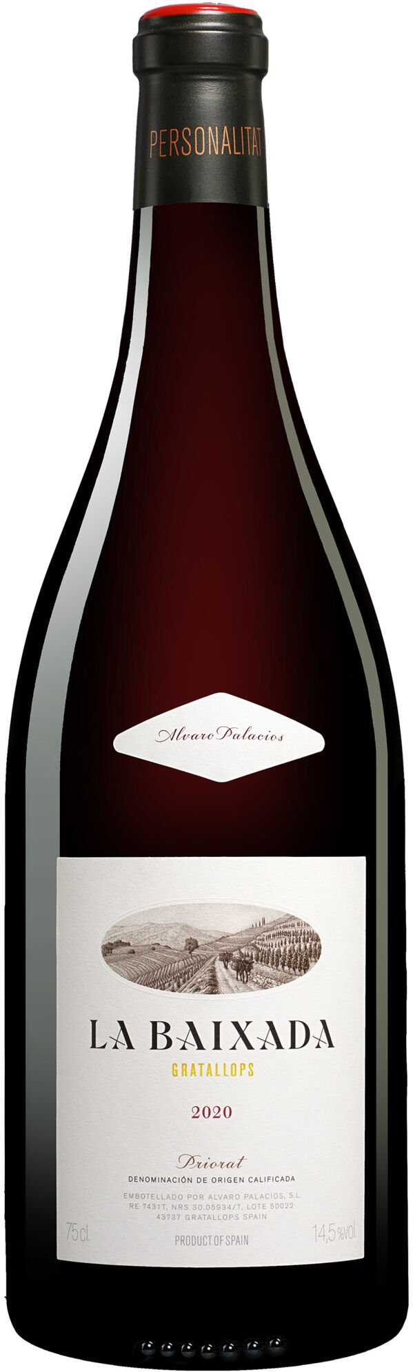 Álvaro Palacios Palacios Proirat La Baixada 2020 14.5% Vol. Rotwein Trocken aus Spanien