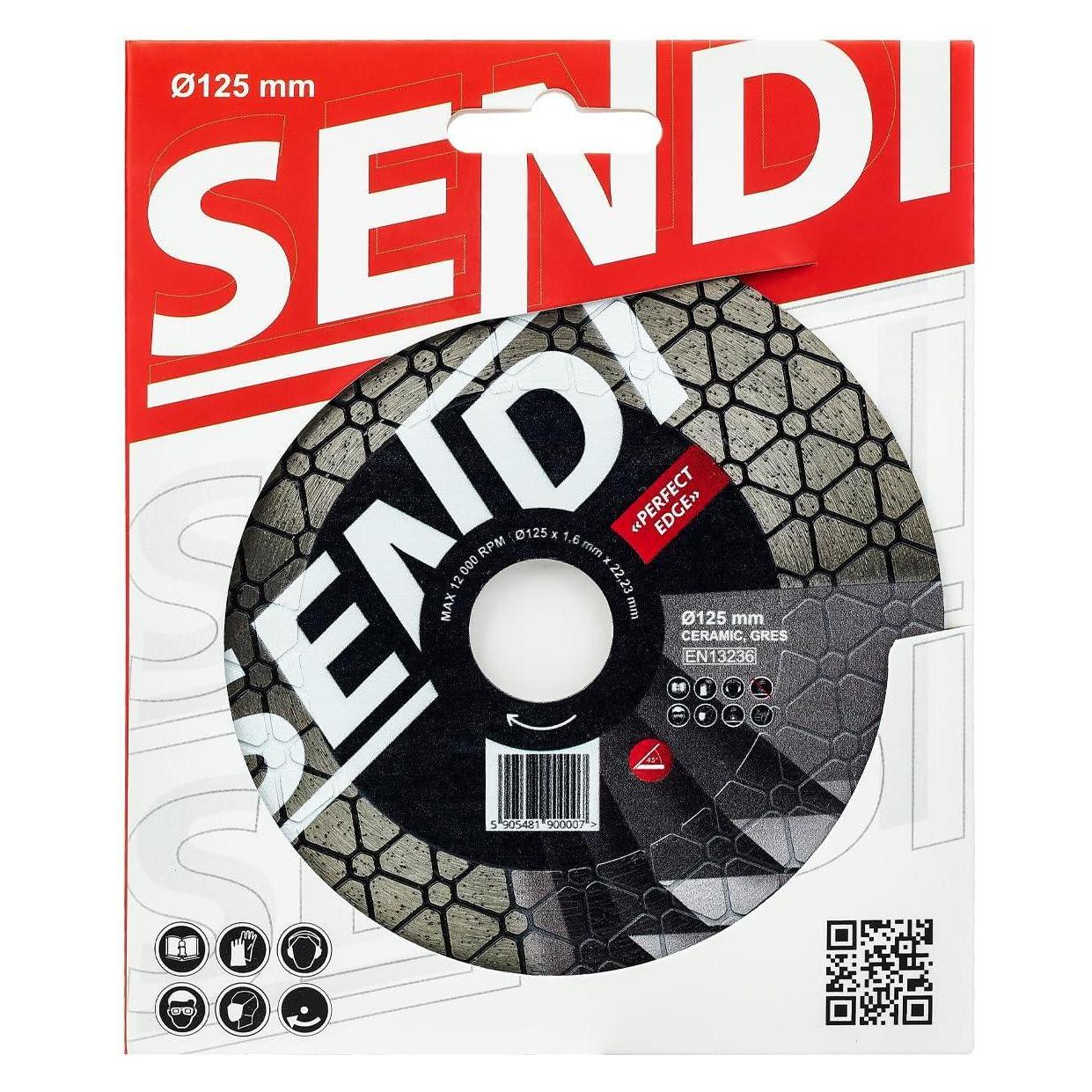 Sendi "Perfect Edge"-Diamanttrennscheibe - 125 mm - 45-Grad-Gehrungsschnitt (66035699)