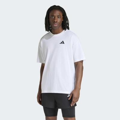 T-Shirt ADIDAS PERFORMANCE "CLIMACOOL FUN TRAINING GRAFIK", Herren, Gr. XL, weiß, Obermaterial: 65% Polyester, 35% Baumwolle, Shirts T-Shirt, für Erwachsene, mit climacool, aus Polyester und Baumwolle