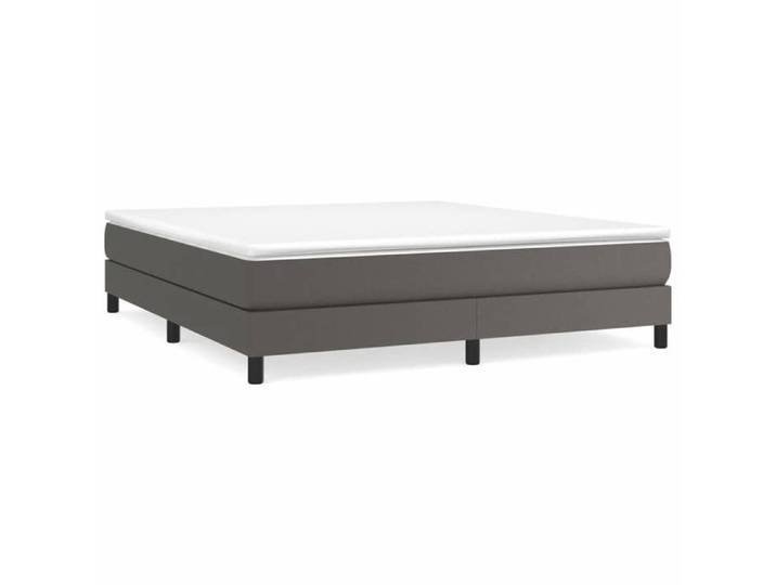 Lit adulte - 180x200 cm lit double Cadre de lit Gris Similicuir CHY30685846