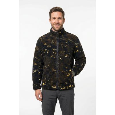 Fleecejacke JACK WOLFSKIN, Herren, Gr. M, braun (lichen peat), Obermaterial: 100% Polyester, normal, Jacken Fleecejacke, für Wandern und Trekking, mit zwei Eingrifftaschen, wärmend